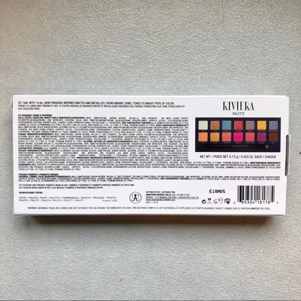 ANASTASIA BEVERLY HILLS RIVIERA‎ EYESHADOW PALETTE